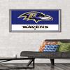 NFL Baltimore Ravens - Logo 21 Wall Poster, 34L" x 22.4W", Barnwood Framed Version view 2