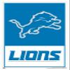 NFL Detroit Lions - Logo 21 Wall Poster, 34L" x 22.4W", White Framed Version view 1