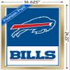 NFL Buffalo Bills - Logo 21 Wall Poster, 22.4L" x 14.7W", Gold Framed Version view 3