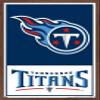 NFL Tennessee Titans - Logo 21 Wall Poster, 34L" x 22.4W", Mahogany Framed Version view 1