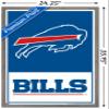 NFL Buffalo Bills - Logo 21 Wall Poster, 34L" x 22.4W", Barnwood Framed Version view 3