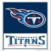 NFL Tennessee Titans - Logo 21 Wall Poster, 34L" x 22.4W", White Framed Version view 1