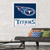 NFL Tennessee Titans - Logo 21 Wall Poster, 34L" x 22.4W", White Framed Version view 2
