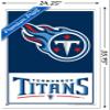 NFL Tennessee Titans - Logo 21 Wall Poster, 34L" x 22.4W", White Framed Version view 3