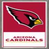 Trends International NFL Arizona Cardinals - Logo 21 Wall Poster, 22.4L x 14.7W, Barnwood Framed Version view 1