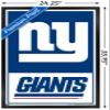 Trends International NFL New York Giants - Logo 21 Wall Poster, 34L x 22.4W, Black Framed Version view 3
