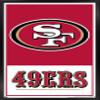 NFL San Francisco 49ers - Logo 21 Wall Poster, 34L" x 22.4W", Black Framed Version view 1