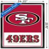 NFL San Francisco 49ers - Logo 21 Wall Poster, 34L" x 22.4W", Black Framed Version view 3