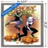 Trends International Marvel Comics Ghost Spider - Gwen Stacy #1 Wall Poster, 22.4L x 14.7W, Barnwood Framed Version view 3
