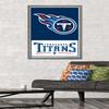 NFL Tennessee Titans - Logo 21 Wall Poster, 34L" x 22.4W", Barnwood Framed Version view 2