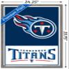 NFL Tennessee Titans - Logo 21 Wall Poster, 34L" x 22.4W", Barnwood Framed Version view 3