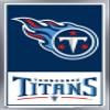NFL Tennessee Titans - Logo 21 Wall Poster, 34L" x 22.4W", Silver Framed Version view 1