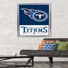 NFL Tennessee Titans - Logo 21 Wall Poster, 34L" x 22.4W", Silver Framed Version view 2