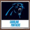 Trends International NFL Carolina Panthers - Logo 21 Wall Poster, 34L x 22.4W, Mahogany Framed Version view 1