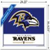 NFL Baltimore Ravens - Logo 21 Wall Poster, 22.4L" x 14.7W", White Framed Version view 3