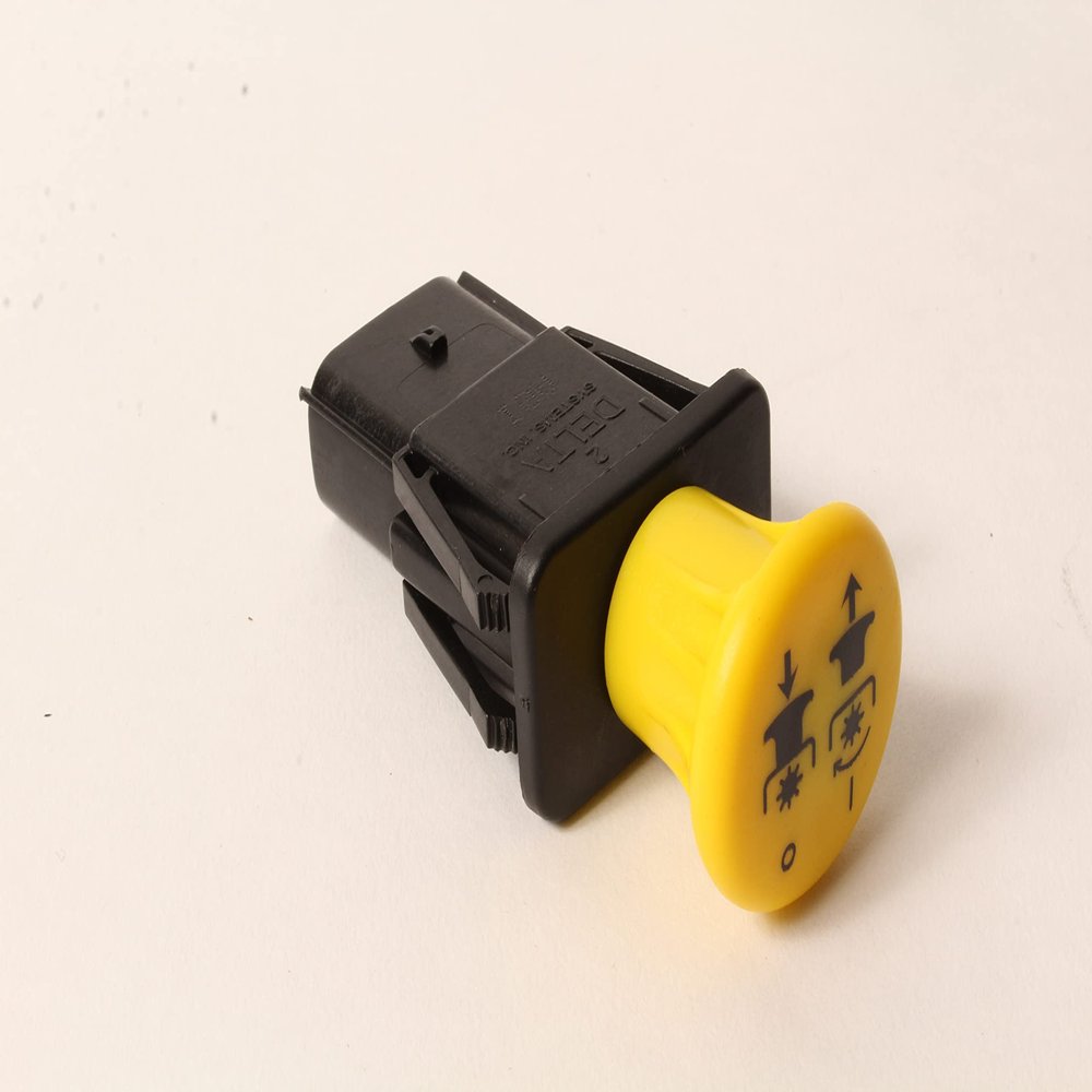 Rotary PTO Switch Fits Scag 485833 483957 Delta 6205-131B 10 Amp 1.4" Diameter Yellow