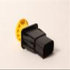 Rotary PTO Switch Fits Scag 485833 483957 Delta 6205-131B 10 Amp 1.4" Diameter Yellow view 4
