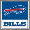 NFL Buffalo Bills - Logo 21 Wall Poster, 22.4L" x 14.7W", Barnwood Framed Version view 1