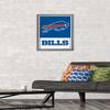 NFL Buffalo Bills - Logo 21 Wall Poster, 22.4L" x 14.7W", Barnwood Framed Version view 2