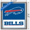 NFL Buffalo Bills - Logo 21 Wall Poster, 22.4L" x 14.7W", Barnwood Framed Version view 3