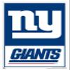 Trends International NFL New York Giants - Logo 21 Wall Poster, 34L x 22.4W, White Framed Version view 1
