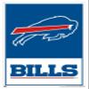NFL Buffalo Bills - Logo 21 Wall Poster, 22.4L" x 14.7W", White Framed Version view 1