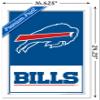 NFL Buffalo Bills - Logo 21 Wall Poster, 22.4L" x 14.7W", White Framed Version view 3