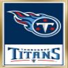 NFL Tennessee Titans - Logo 21 Wall Poster, 34L" x 22.4W", Gold Framed Version view 1