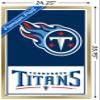 NFL Tennessee Titans - Logo 21 Wall Poster, 34L" x 22.4W", Gold Framed Version view 3