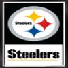 NFL Pittsburgh Steelers - Logo 21 Wall Poster, 22.4L" x 14.7W", Black Framed Version view 1