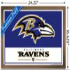 NFL Baltimore Ravens - Logo 21 Wall Poster, 22.4L" x 14.7W", Bronze Framed Version view 3