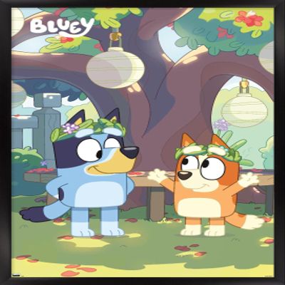 Bluey - Duo Wall Poster, 22.4L" x 14.7W", Black Framed Version