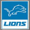 NFL Detroit Lions - Logo 21 Wall Poster, 34L" x 22.4W", Barnwood Framed Version view 1