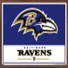 NFL Baltimore Ravens - Logo 21 Wall Poster, 22.4L" x 14.7W", Mahogany Framed Version view 1
