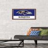 NFL Baltimore Ravens - Logo 21 Wall Poster, 22.4L" x 14.7W", Mahogany Framed Version view 2