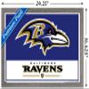 NFL Baltimore Ravens - Logo 21 Wall Poster, 22.4L" x 14.7W", Barnwood Framed Version view 3