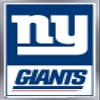 Trends International NFL New York Giants - Logo 21 Wall Poster, 34L x 22.4W, Silver Framed Version view 1
