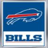 NFL Buffalo Bills - Logo 21 Wall Poster, 22.4L" x 14.7W", Silver Framed Version view 1