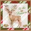 Tis The Season Deer Christmas Wreath Handmade Deco Mesh. Available in 24 inch and 28 inch diameters view 3