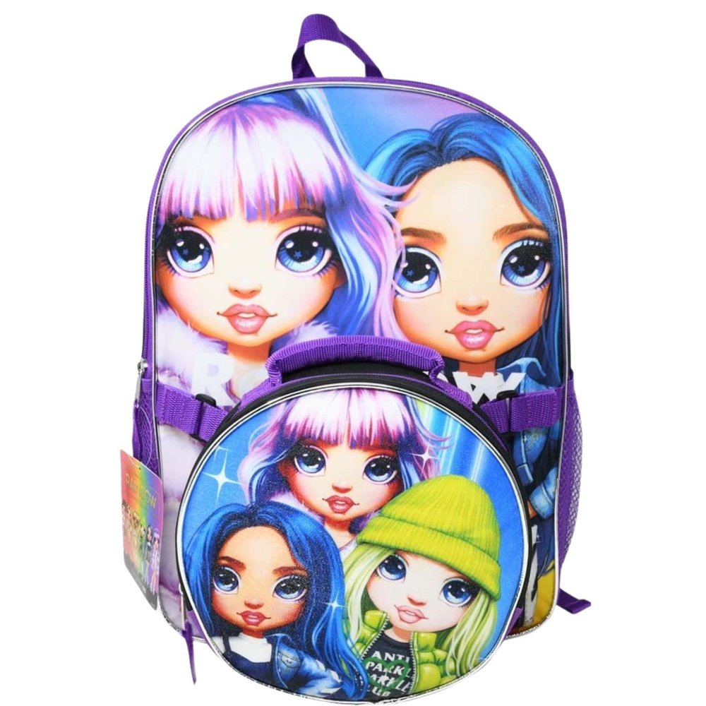 UPD Rainbow High 16" Backpack (16 Inches + Lunch Bag)