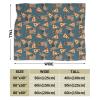 3D Printer Custom Popular Dog Pizza Ultra-Soft Micro Fleece Blanket Air Conditioning Blanket for Kids All Seasons, Warm Flannel Fleece Throw Blankets for Camping view 3