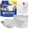 Wallaby MRE Mylar Bag Bundle - 30x (7.5 Mil - 6.5" x 8.5) Stand-Up Zipper Pouches, 30x 400cc Oxygen Absorbers and 60x Wallaby 1-Gallon Gusset Mylar Bag Bundle - (7.5 Mil - 10" x 14") view 2