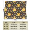 3D Printing Customized Hawaii Black Tomato Wine Bottle Pizza Ultra-Soft Micro Fleece Blanket Air Conditioning Blanket for Men Colder Weather,Comfortable Warm Flannel Fleece Throw Blanket for Couch view 3