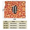 3D Print Cute Pepperoni Pizza Ultra-Soft Micro Fleece Blanket Air Conditioning Quilt for Kids Spring,Lightweight Warm Flannel Fleece Throw Blanket for Traveling view 3