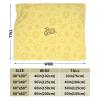 3D Printed Custom Beautiful Ricosquesos Pizza Pattern Desktop Ultra-Soft Micro Fleece Blanket Air Conditioning Quilt for Boys Fall,Cozy Large Flannel Fleece Throw Blankets for Home view 3