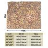 3D Printed Customized Beautiful Repeating Pizza Background Ultra-Soft Micro Fleece Blanket Air Conditioning Quilt for Boys All Seasons,Lightweight Large Flannel Fleece Throw Blankets for Sofa view 3