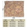 3D Printed Customized Beautiful Repeating Pizza Background Ultra-Soft Micro Fleece Blanket Air Conditioning Quilt for Boys All Seasons,Lightweight Large Flannel Fleece Throw Blankets for Sofa view 4