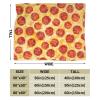 3D Printed Customized Beautiful Pepperoni Pizza Ultra-Soft Micro Fleece Blanket Air Conditioning Quilt for Kids All Seasons,Soft Large Flannel Fleece Throw Blankets for Cold Cinema view 3