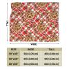 3D Print Custom Cute Pizza Beer Bottle Mug Plaid Cloth Ultra-Soft Micro Fleece Blanket Air Conditioning Blanket for Boys Fall,Soft Large Flannel Fleece Throw Blankets for Couch view 3