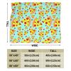 3D Printing Pepperoni Feast Colourful Pizza Slices Pattern Ultra-Soft Micro Fleece Blanket Air Conditioning Blanket for Boys Colder Weather, Thick Flannel Fleece Throw Blanket for Camping view 3